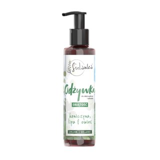 SOLVERX SIELANKA Lekka odżywka do spłukiwania „Łąkowa Objętość" - Koniczyna, Lipa, Owies 200 ml