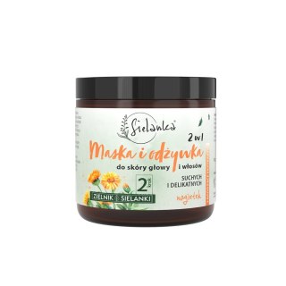 SOLVERX SIELANKA Maska i odżywka 2w1 do skóry głowy i włosów suchych i delikatnych Nagietek 250 ml