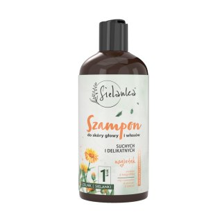 SOLVERX SIELANKA Szampon do skóry głowy i włosów suchych i delikatnych Nagietek 400 ml