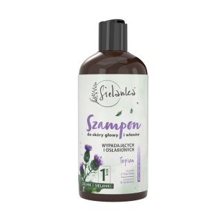 SOLVERX SIELANKA Szampon do skóry głowy i włosów z tendencją do wypadania i osłabionych Łopian 400 ml