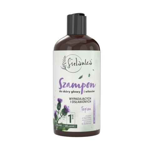 Sielanka szampon do skóry głowy i włosów z tendencją do wypadania i osłabionych łopian 400 ml