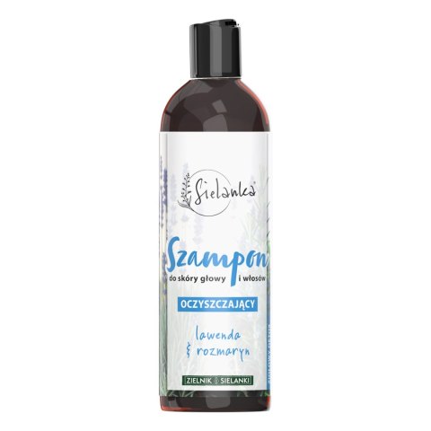 SOLVERX SIELANKA Szampon oczyszczający do skóry głowy Ziołowy Detox - Lawenda & Rozmaryn 400 ml
