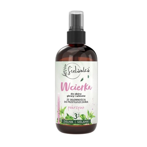 SOLVERX SIELANKA Wcierka do skóry głowy regulująca wydzielanie sebum Pokrzywa 100 ml