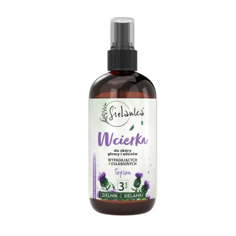 SOLVERX SIELANKA Wcierka do skóry głowy wzmacniająca cebulki włosów Łopian 100 ml