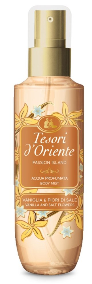 TESORI TESORI D`ORIENTE Passion Island Aromatyczna mgiełka do ciała Vanilla & Salt Flowers 200 ml