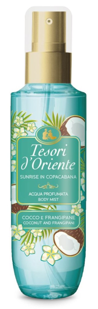 TESORI TESORI D`ORIENTE Sunrise in Copacabana Aromatyczna mgiełka do ciała Coconut and Frangipani 200 ml