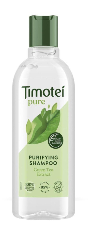 UNILEVER MK TIMOTEI Pure Green Tea Szampon oczyszczający do włosów normalnych oraz przetłuszczających się 300 ml